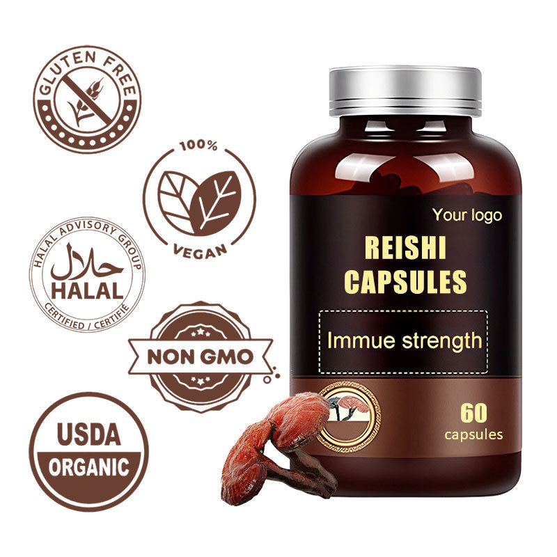 AMULYN Ganoderma lucidum extract reishi mushroom capsules