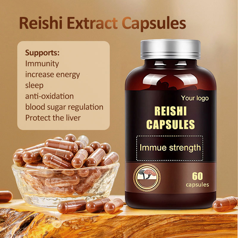 AMULYN Ganoderma lucidum extract reishi mushroom capsules