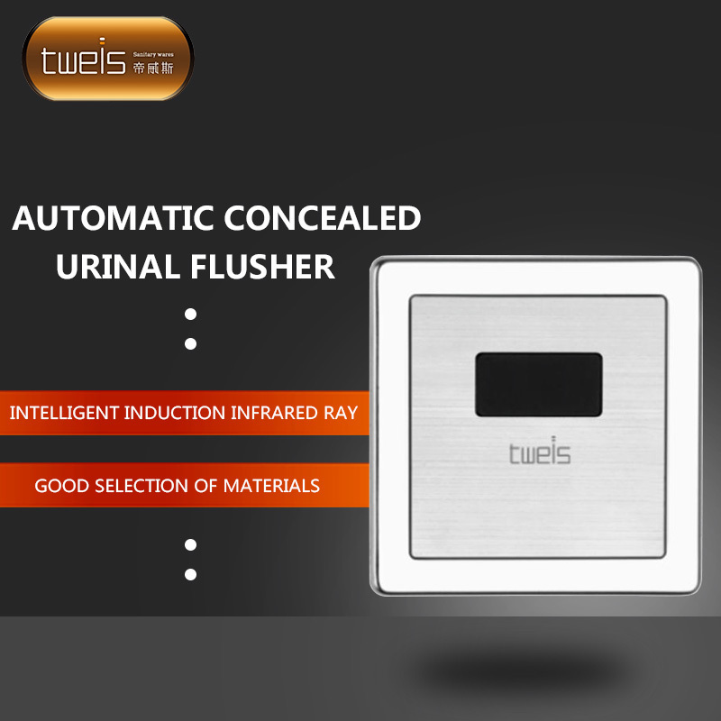 Wall mounted autosensor urinal flusher urinal