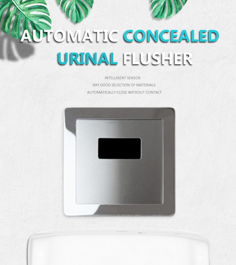 Wall mounted autosensor urinal flusher urinal