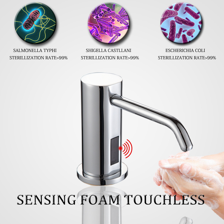 public sensor liquid dispenser toilet brass  faucet style automatic liquid foam soap sensor dispenser liquid soap bottle