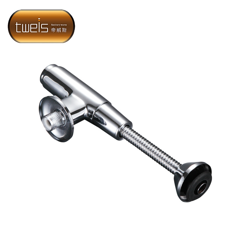 toilet concealed solenoid hand push button manual control male stainless steel pressure urinal flush valve price