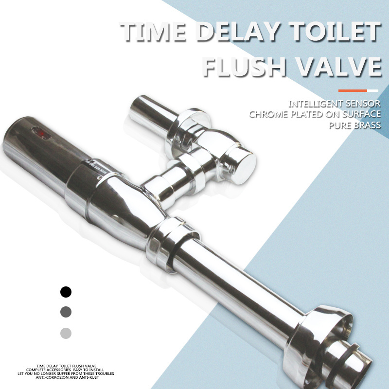 sensor and handle  double control toilet flush valve