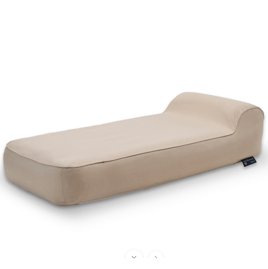 new design Inflatable lazy couch bed single lounger camping bed air fill sun lounger for beach