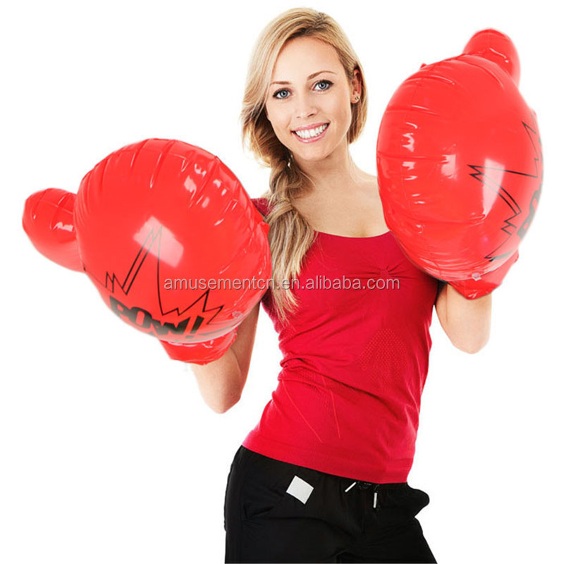 Factory Directly Supply Funny Personalised Inflatable Adult Kid Play Boxing Gloves