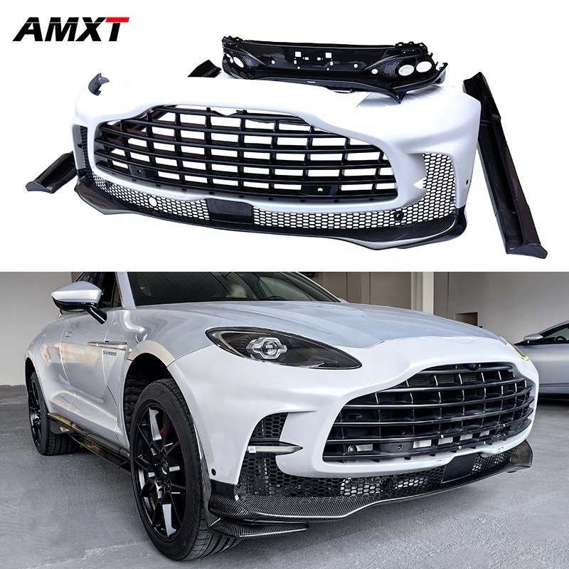 The 707 Kit for Aston Martin DBX High Quality Factory Price Dry carbon bumper front lip grille rear diffuser Spoiler side skirt