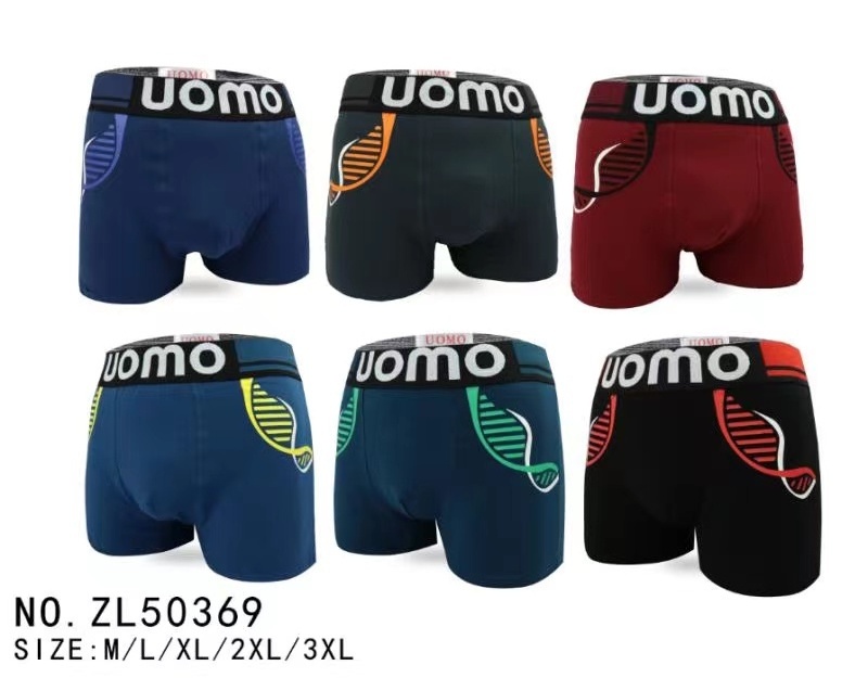 High Quality Classic Men's Cotton Stretch Briefs Solid Boxers Shorts Open JR Underwear for Adults