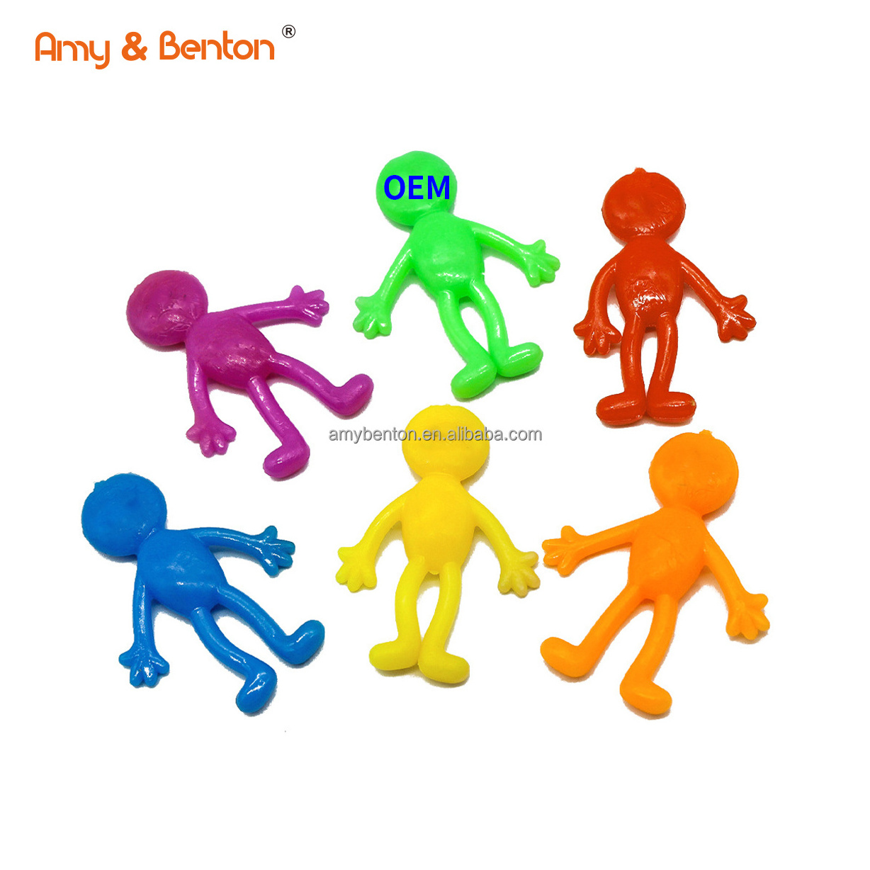 Hot Sale Novelty Stretchy Bendable Man TPR Party Favor People sticky hand Sensory Gel Toy for Kids and Adults