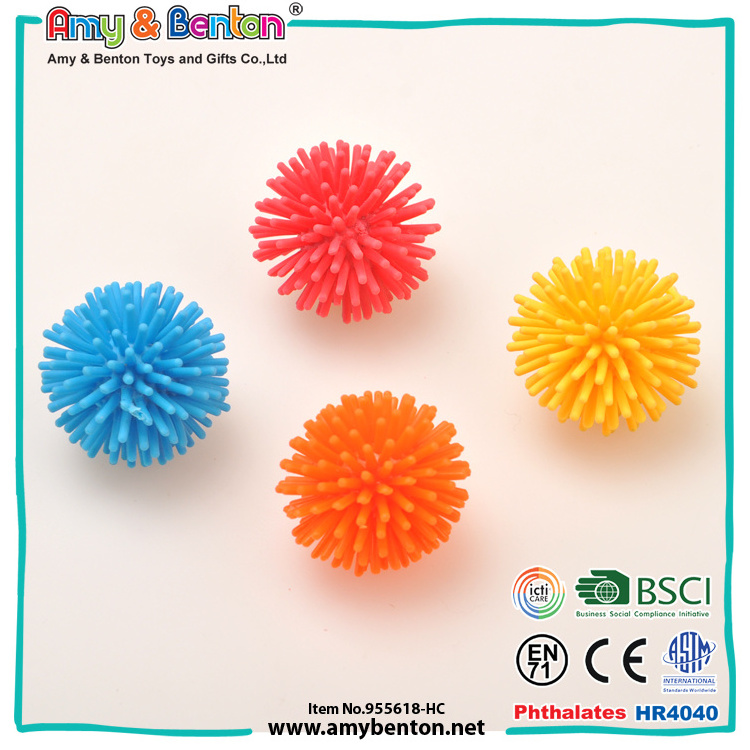 Promotional item colorful ball puffer mini soft rubber puffer balls