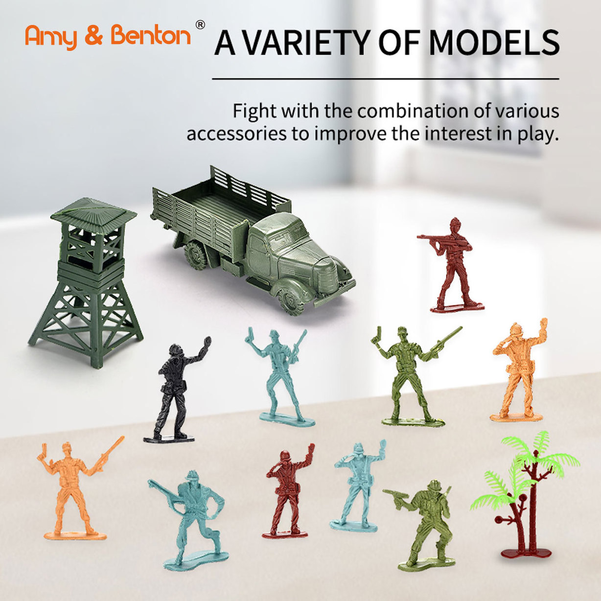 Educational toy boys birthday gift military set toys plastic soldiers toy model,truck,helicopter,fighter,motorboat and so on