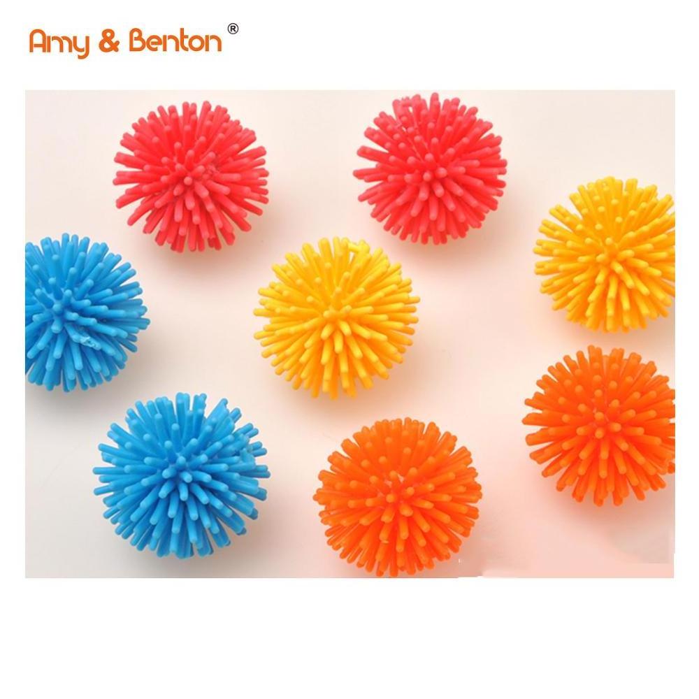 Promotional item colorful ball puffer mini soft rubber puffer balls