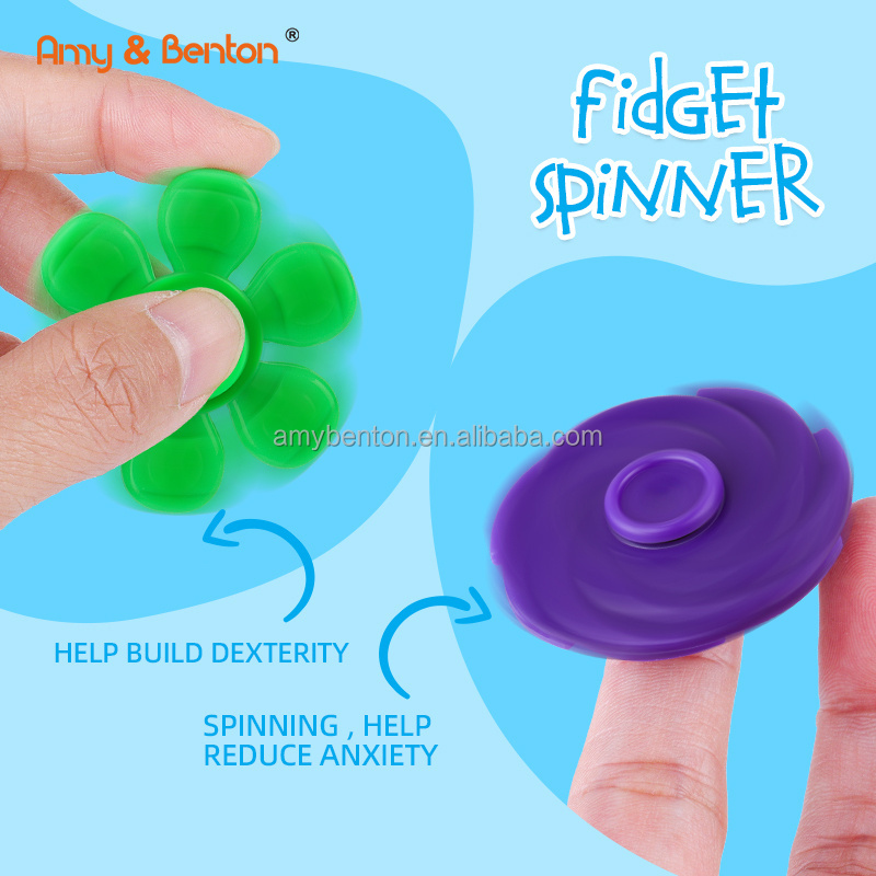 Fidgety Spinners Toys Hand Spinner Pack Bulk Mini Toy Party Favors for Kids Goodie Bag Stuffers, Kids Classroom Prizes