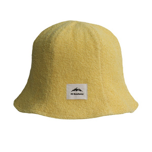 Wholesale Sauna Hat Cotton Custom Logo And Color Bucket Soft And Breath Sauna Hat Towel