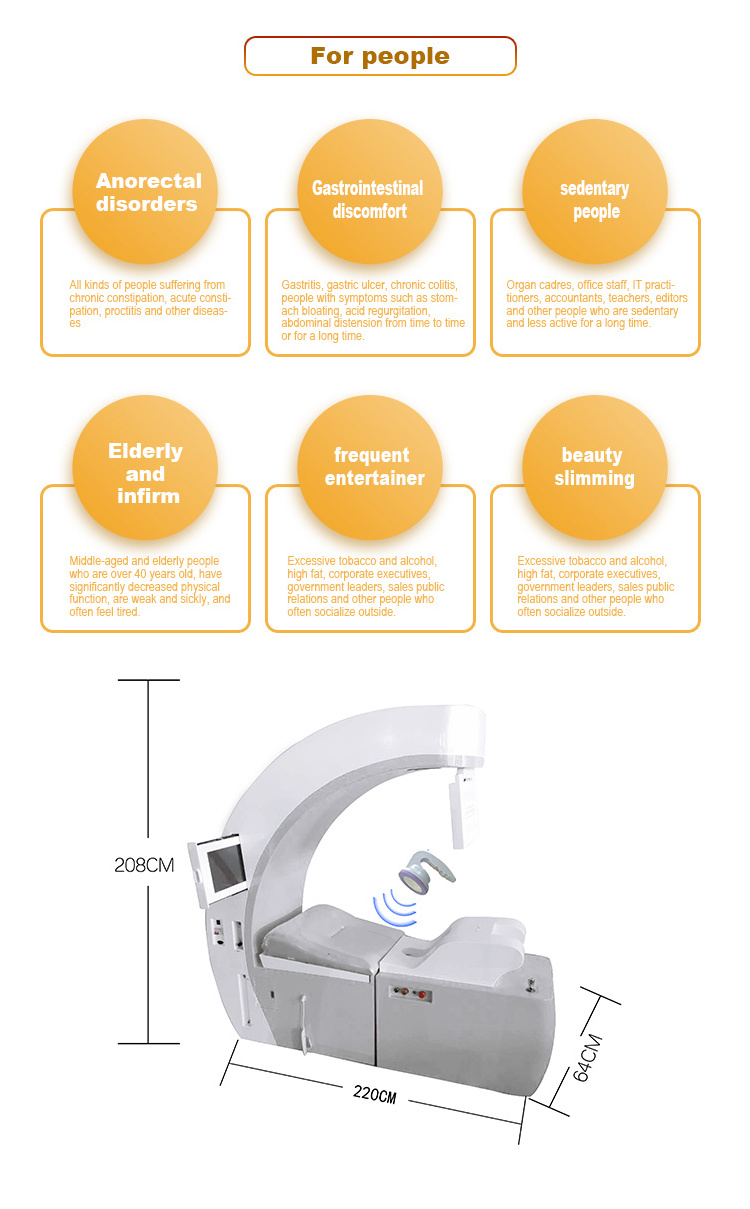 Intestinal Hydrotherapy Machine No Height Restriction Detox Treatment Constipation Colon Cleansing Machine 2024