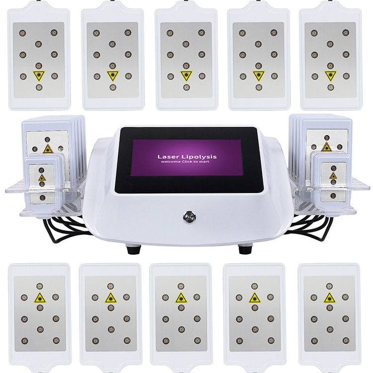 Lipo Laser Machine 635nm 6D 5D Lipo Pad Laser Slimming Machine Lipo  Laser Red Light Therapy Machine