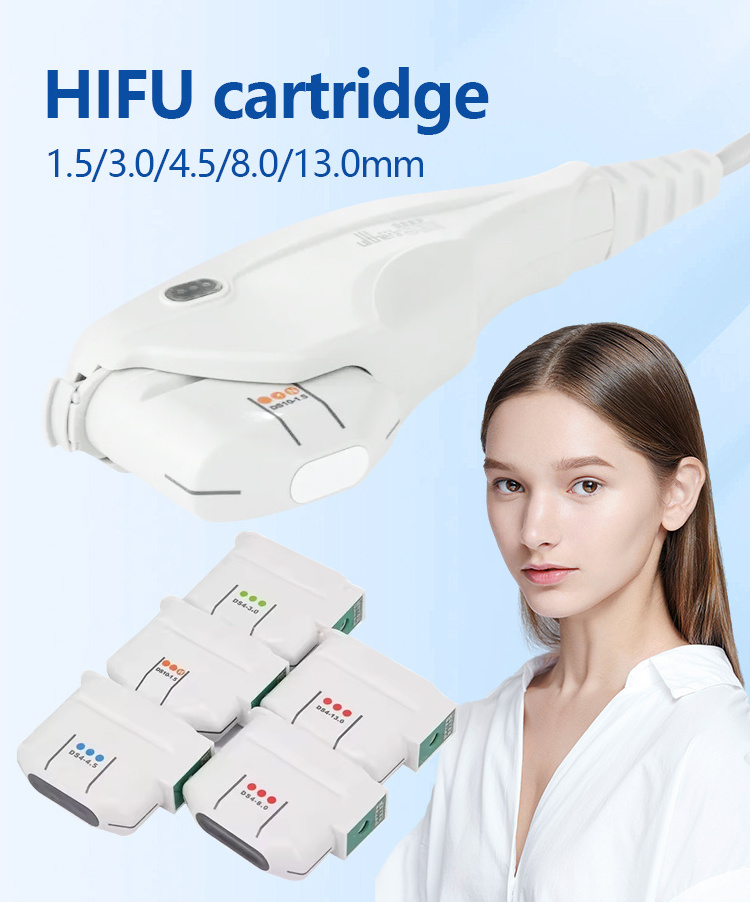 Professional Use Hifu Cartridges High Intensity Focused Ultrasound 7D Hifu Smas Face Lift Body Slimming 7D HIFU Machine Portable