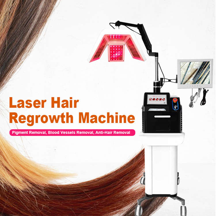 Hair Regrowth Beauty Machine Anti-hair Loss High Quality 650nm Diode Laser Increase Hair No pain Safe Easy Operation Laser