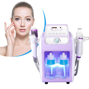 Professional 6 In 1 Skin Rejuvenation Beauty Machine Deep Cleaning Skin Care Device Hydro Oxygen Facial Efficient Lifting