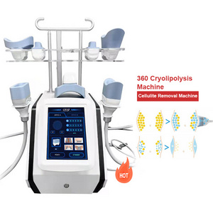 Coverage 4D 360 Cryo Criolipolisis 7 Handles Tech Body Slimming EMS Slimming Face Lift Cryolipolysis Fat Freezing Machine