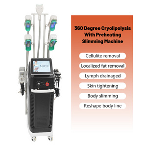 Cryolipolysis Slimming Machine 4 Handles 360 Shaping Machine Cryo Weight Loss Fat Loss Device Cryolipolysis Machine For Sale