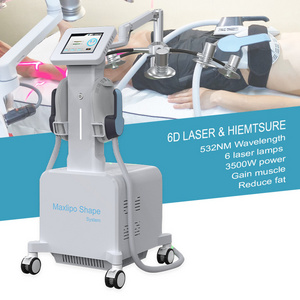 Non-invasive 6 D Cold Laser Body Slimming Cellulite Laser Therapy Machine Portable Lipo Slimming Devices Lipo Slim Laser