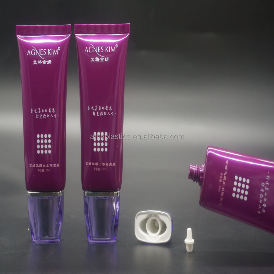 30ml empty cosmetic cream packaging tube