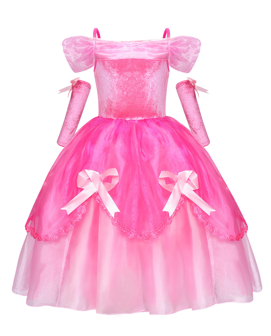 New Fashion Summer Girls' Costumes Princes Dresses Fancy Puffy cosplay Skirts  party performance Halloween Costumes Wholesale