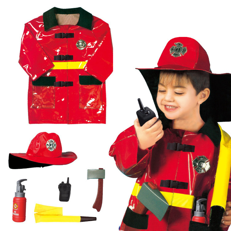 3-8Y Kids Surgeon Nurse Fireman Policeman Worker Judge Cook Astronaut Waitress Doctor Lawyer Airline Stewardess Cosplay Costumes