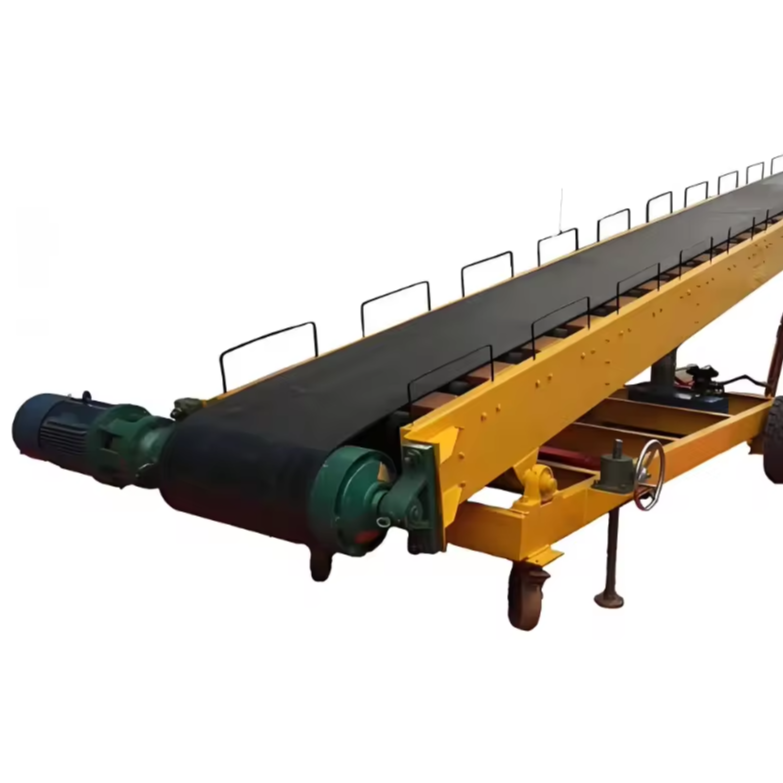 portable belt belt conveyor for stone crusher belt conveyor for truck loading unloading