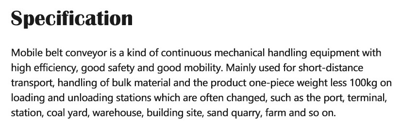 Material Handling Equipment Parts Inclined V Belt Industrial Conveyor Mobile Inclined Belt Conveyor Drum Motor Belt Conveyor