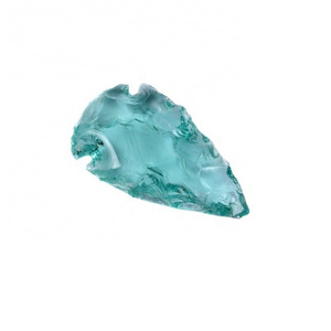 Aqua Glass Agate Arrowhead 1-1.5 Inches | Custom Sized Agate Arrowheads