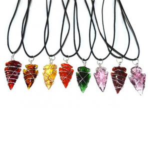 Multi Glass Arrowheads Pendants | Arrowheads Pendants for sale