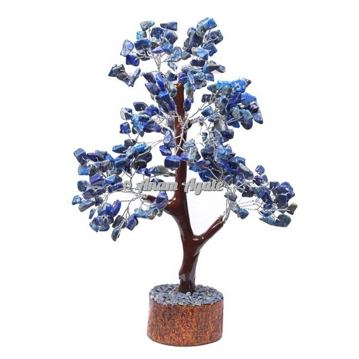 Lapis Lazuli Mseal 300 Chips Silver Wire Tree Wholesale Crystal Gemstone Trees for Sale online at best rates and prices for sale