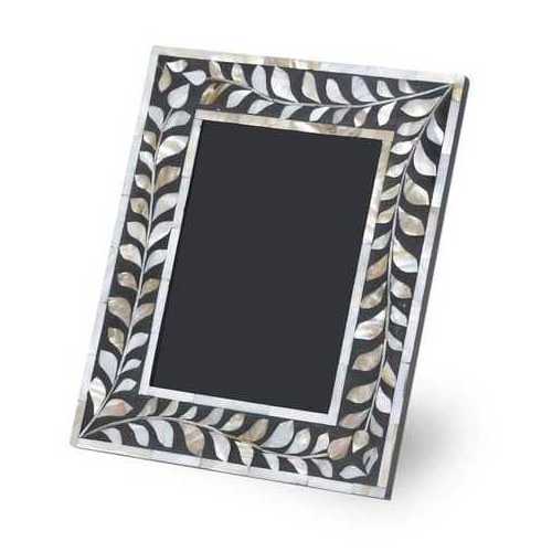 affordable good quality customized  luxurious Best quality  handcrafted wooden  bone inlay  picture  photo frame  for decoration