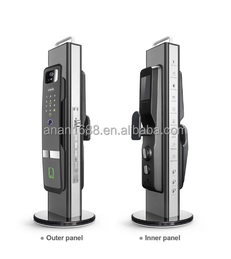 3d face tuya smart wifi zigbee 9 languages with camera 6068 mortise  security fingerprint door locks for home office door