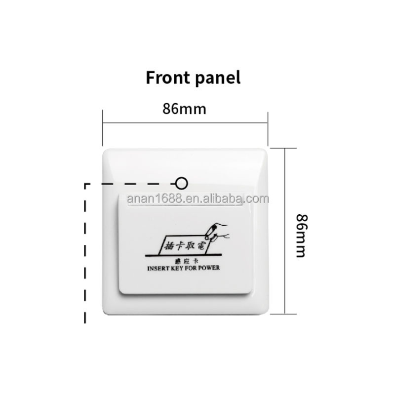 ananlock ttlock hotel RFID Smart Electric Wall Power Key Card Energy Saver Hotel Energy Saving Switch factory