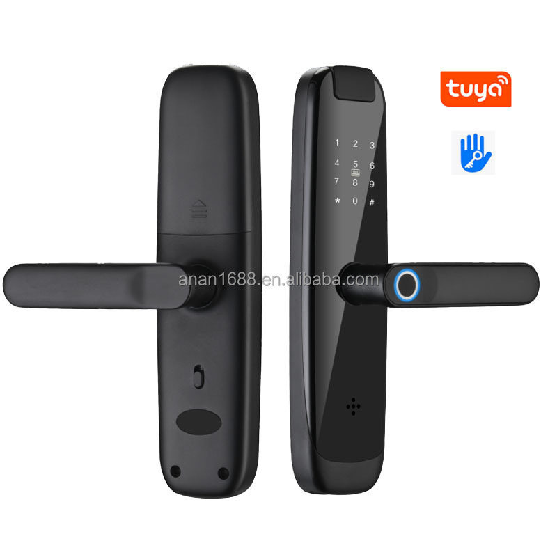 Fingerprint Locks Finger Touch Screen electronic Handle Home Locker bedroom TTlock Smart front office Door Lock with Tuya