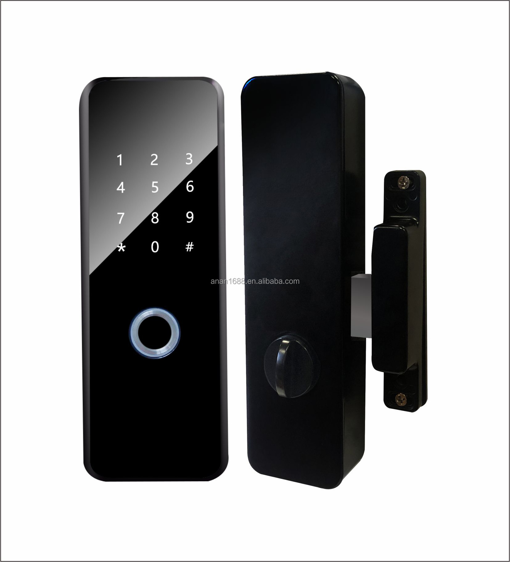 TTLOCK Fingerprint single sides outdoor cerraduras waterpoof exterior Tuya App  Access Electronic Security Smart Rim gate Lock