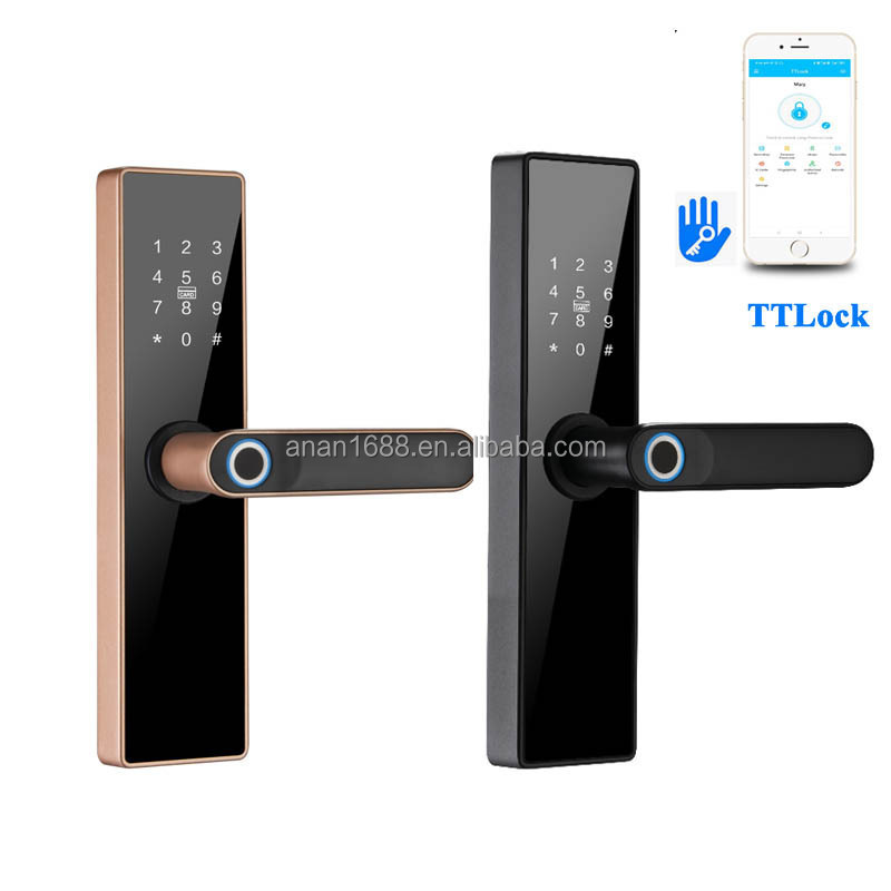 Tuya APP  ttlock  Room Door Lock Password Fingerprint Keyless Entry Door Lock Digital for home office apartment door lock