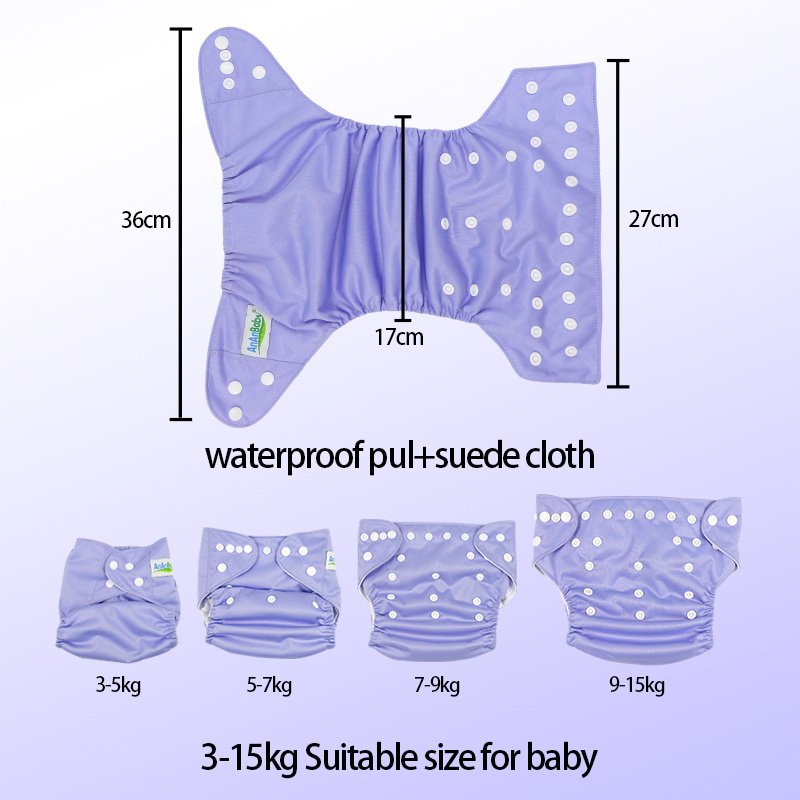 Wholesale Free Sample Baby Eco Friendly Washable Nappies Baby Reusable Cloth Diapers For Boys And Girls