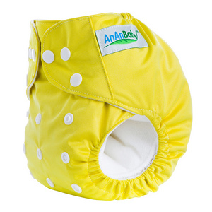 Wholesale Baby Washable Customize Cloth Pocket Diaper Newborn Polyester Reusable Cloth Diaper Supplier Eco Friendly Cloth Diaper