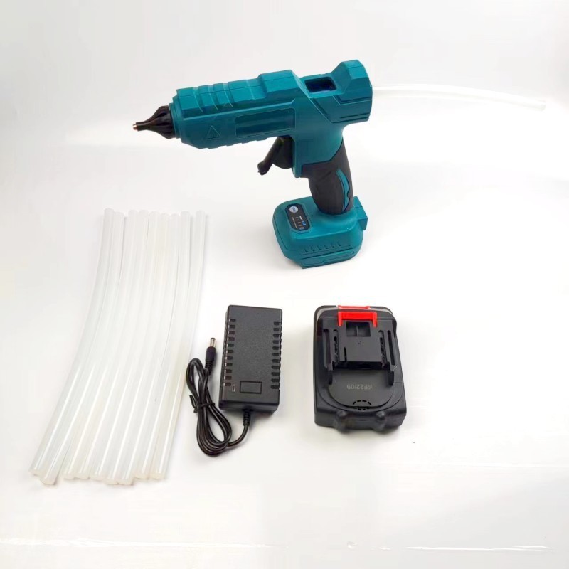 Ananke Tools Fast Preheating Cordless Glue Gun Li-ion Battery With Glue Stick Electric Hot Melt Glue Gun