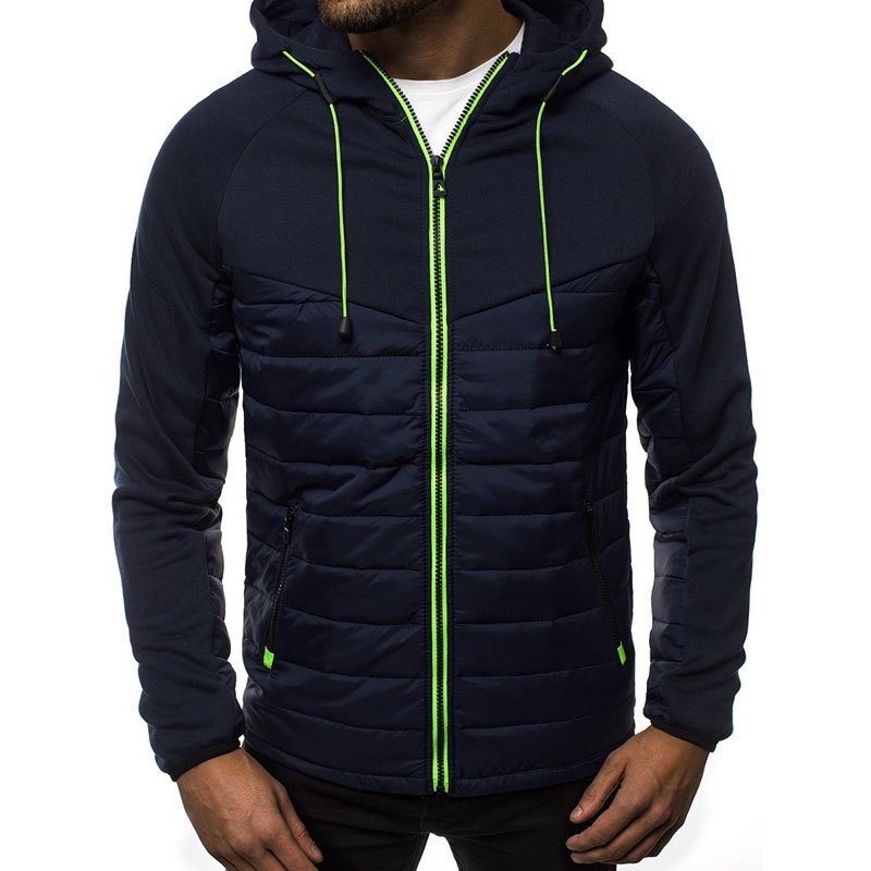 High quality new design 100% Polyester Light Weight Men Puffer Jacket Winter Hybrid Jacket Without Hood