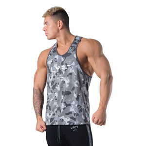 Plain Gym Tank Top Men's Sleeveless Tops Workout Training Custom Cotton Sports Vest