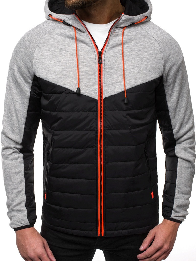 High quality new design 100% Polyester Light Weight Men Puffer Jacket Winter Hybrid Jacket Without Hood