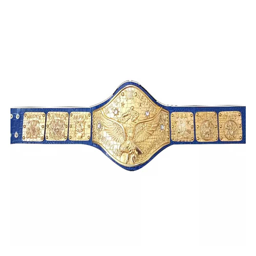 Championship belts wrestling boxing belts Authentic Wear Universal Championship blue Title Belt