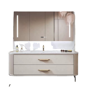 Modern Bathroom Luxury Vanity Sink Basin Cabinet with Stainless Steel Hinge Bathroom Cabinet Vanity