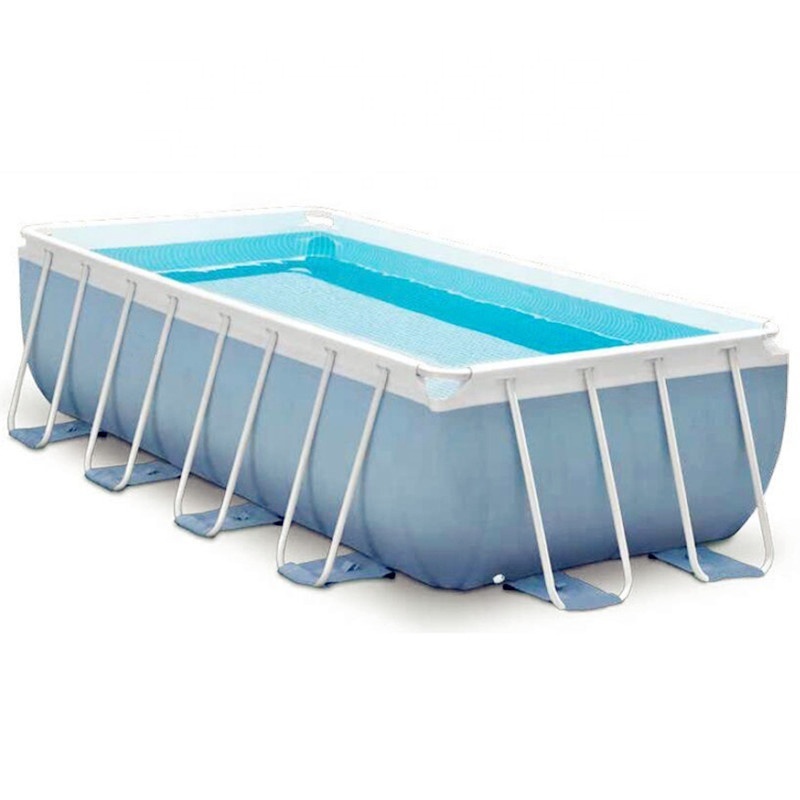 Stainless steel frame swimming pool PVC material above ground garden swimming pool