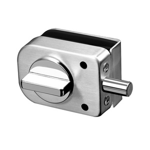 Stainless Steel Glass Door Lock Floor Mounted Latch Lock Bolt Ground Lock