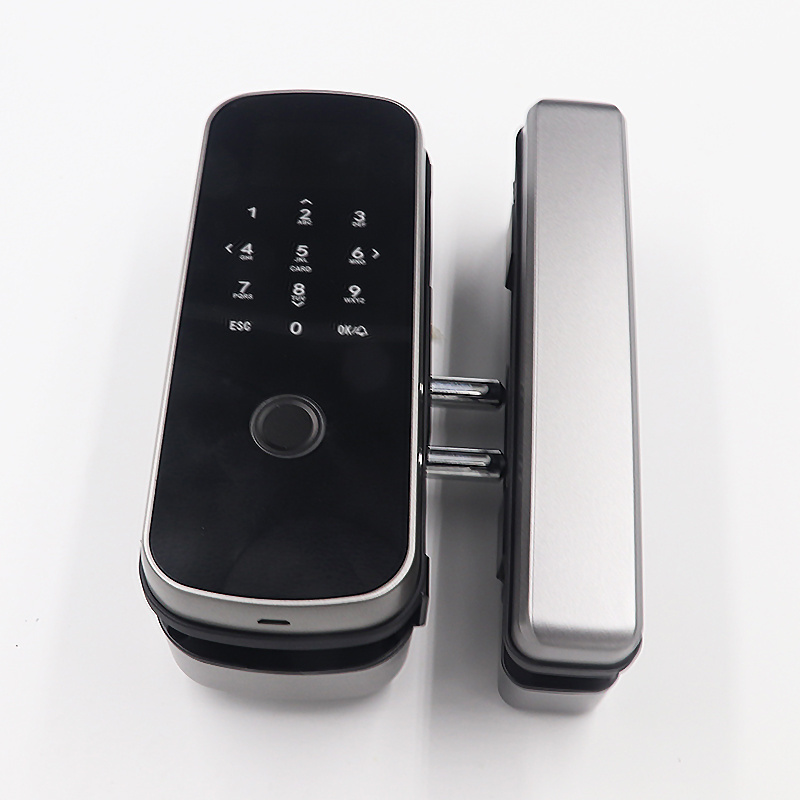 Office glass door fingerprint lock Password lock Double door Single doorSmart door lock